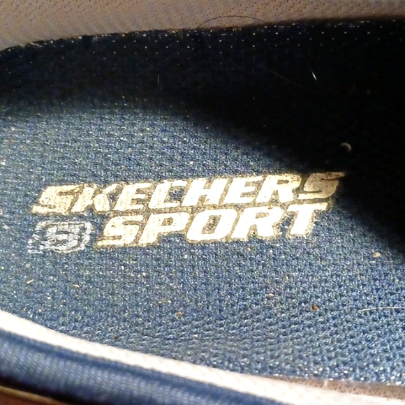 Sketchers S Sport “Gabie” women’s blue & grey memory foam sneakers size 8.5 - Picture 6 of 9